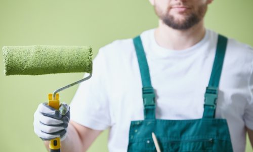 Paint roller to paint